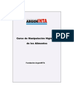 Cuadernillo Manipulación Higienica de Los Alimentos