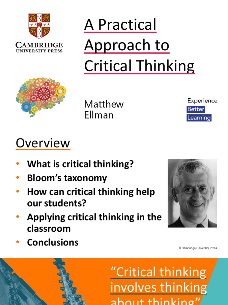 How is critical thinking used in everyday life picture