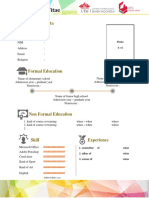 CV Mahasiswa