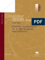 Dossier 2005 Argile - Tome Safety Evaluation of A Geological Repository