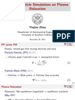 Particle-Particle Simulations On Plasma Relaxation: Yinjian Zhao