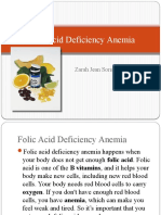 Folic Acid Deficiency Anemia
