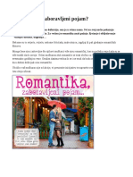 Romantika - Zaboravljeni Pojam