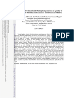 Effects of Pretreatment and Drying Temperature On Quality of Dried Bamboo Shoots (Dendrocalamus Membranaceus Munro)