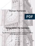 Roman Numerals