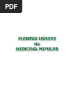 Plantas Usadas na Medicina Popular
