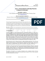 Transformational Leadership Theory PDF