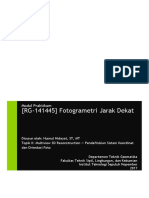 Modul 2 Fotogrametri Jarak Dekat