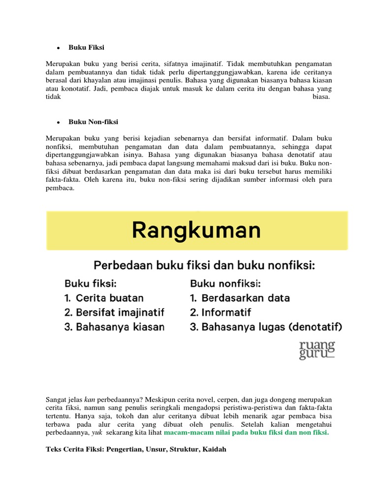 Contoh Dari Cerita Non Fiksi - Simak Gambar Berikut