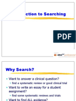 Systematic Reviews Searching