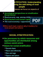 SOCIAL STRATIFICATION: Understanding and Sustaining The Well-Being of Rural People