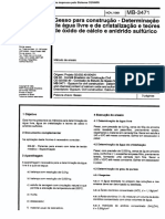 NBR 12130 (1991) - Gesso para Construc-A-o - Determinacao Da Agua Livre e de Cristalizac-A-o