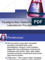 Pemeriksaan Laboratorium Pra-Anestesia