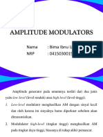 4.2 Amplitude Modulators