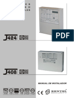 User Manual Bentel Security j408 e