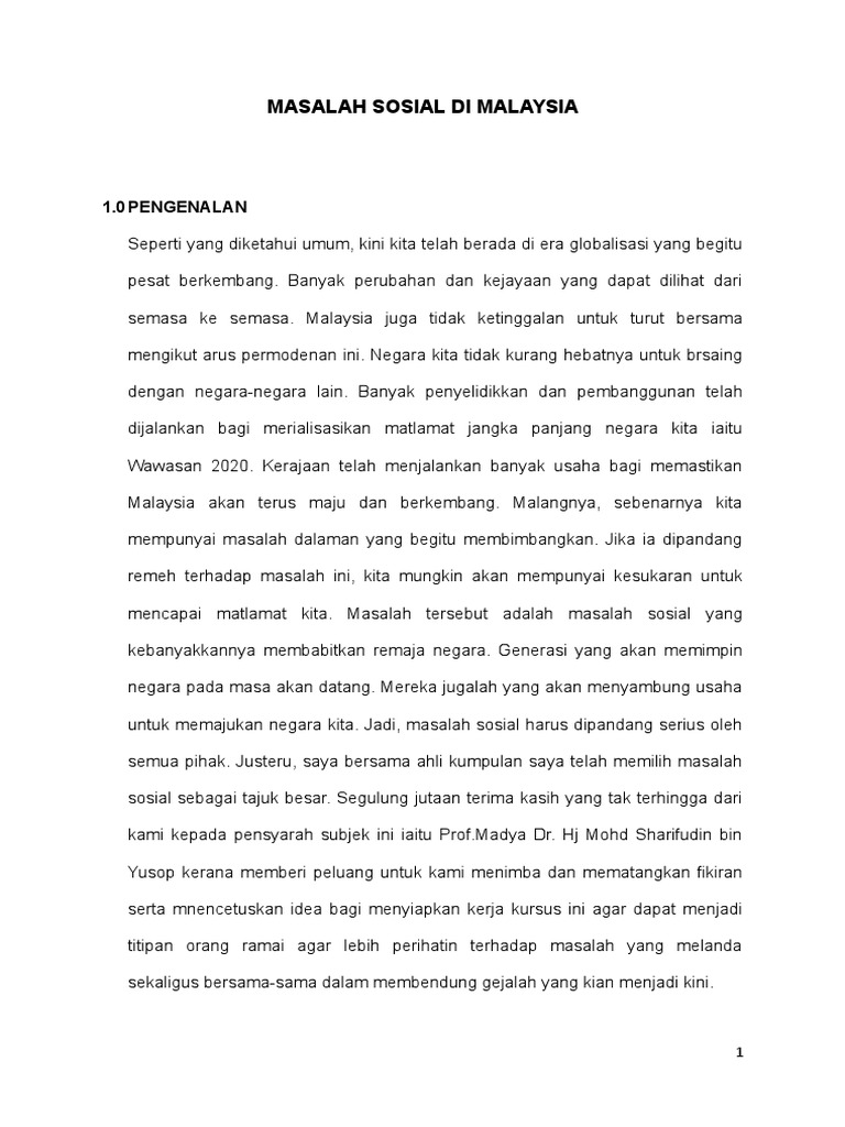 Masalah Sosial Pdf