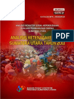 Analisis Ketenagakerjaan Sumatera Utara Tahun 2013