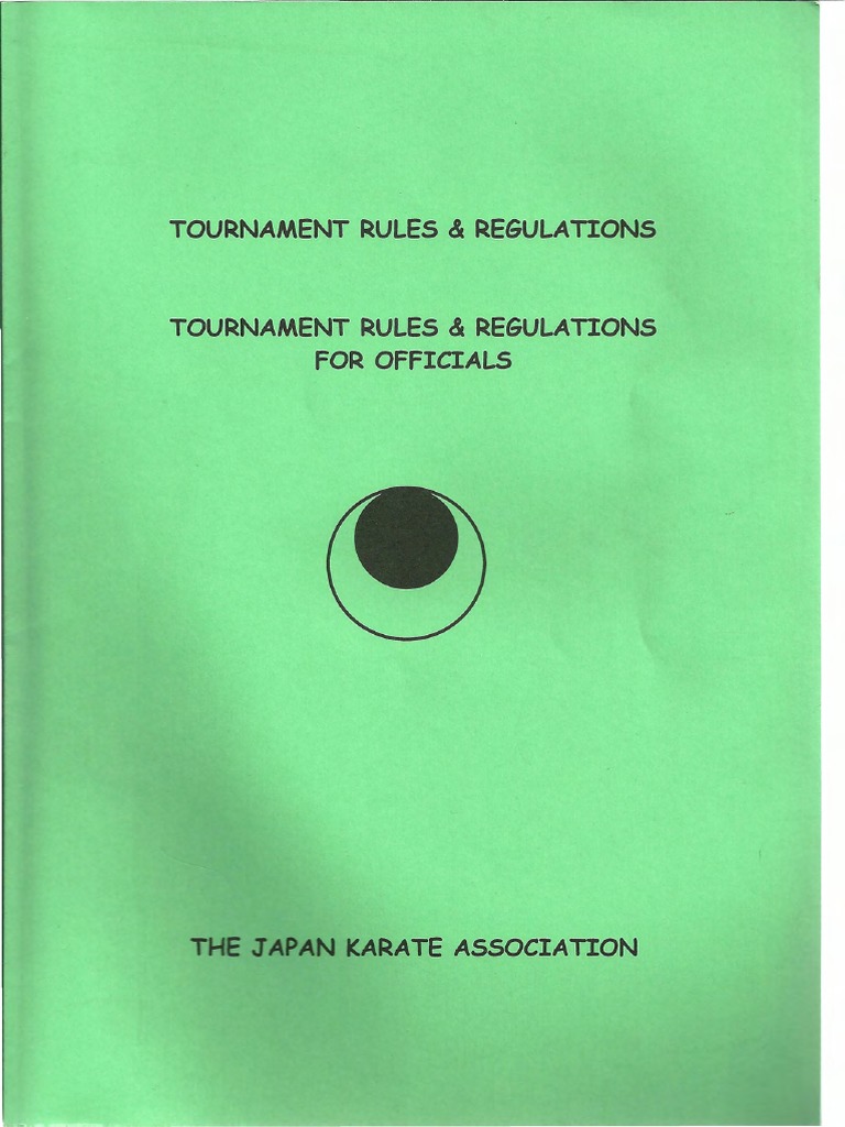 Tournament Rules&Regulations PDF Professional Wrestling Combat Sports