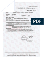 Certificado de Calibración Fluke 179 Nuevecito