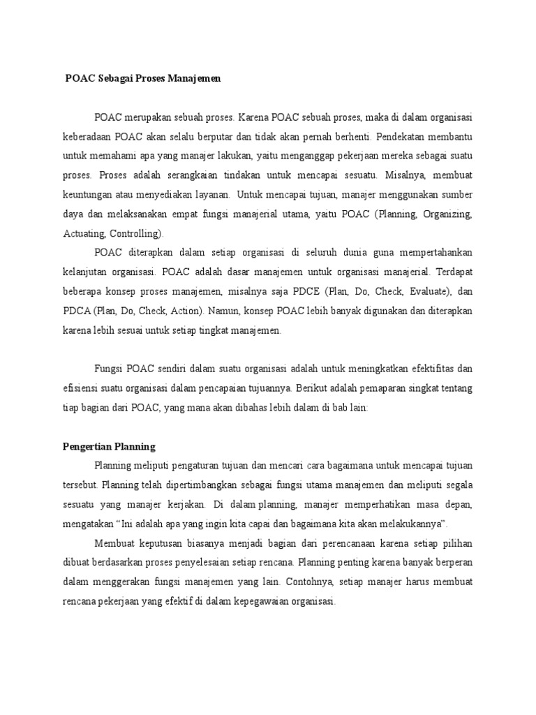 POAC | PDF