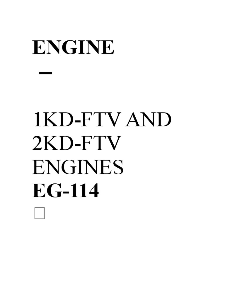 1KD FTV ENGINE REVIEW visual data 2