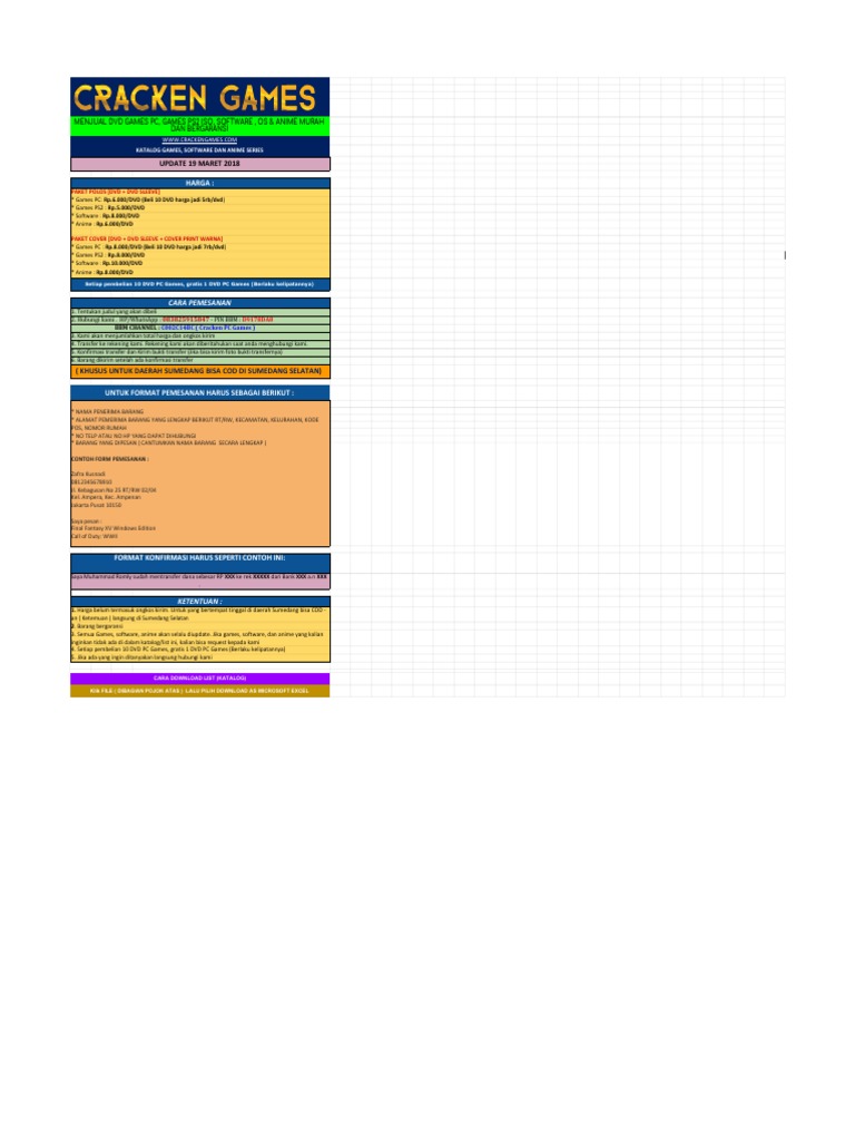 Katalog Cracken Pc Games Kerusuhan Rekreasi