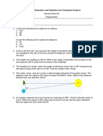 CSE1202 Trigonometry Tutorial Sheet #2