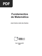 Fundamentos de Matematica Livro 1