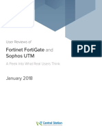 Fortinet FortiGate vs. Sophos UTM Report From IT Central Station 2018-01-04 PDF