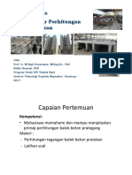 Minggu Ke-2 Prinsip Dasar Perhitungan Beton Pratekan