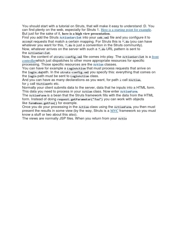 Here is a starting point for example web xml do do do