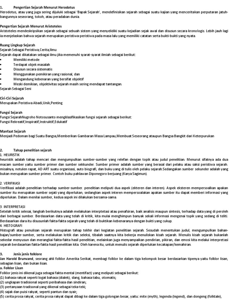 Pengertian Sejarah Menurut Herodotus Pdf