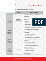 Silabo Curso Taller de Redacción Jurídica