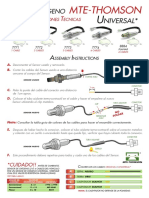 Sensor de OxÃ Geno Universal MTE THOMSON