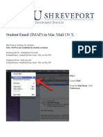 Student Email (IMAP) in Mac Mail OS X