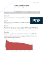 Cooling Curve Experiment