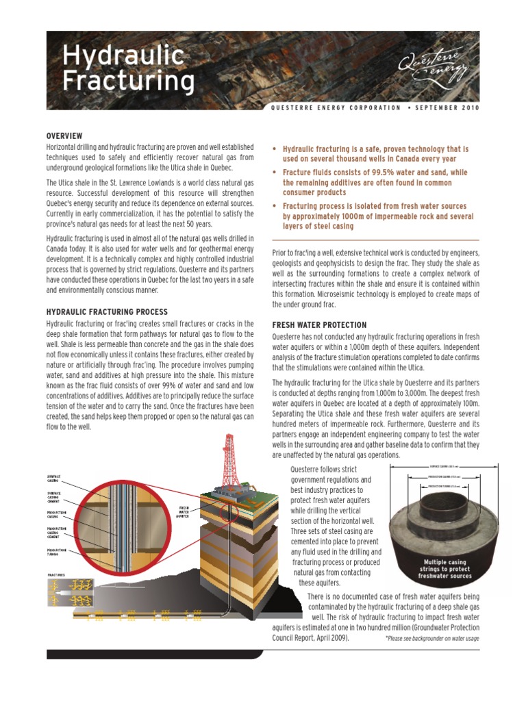 Hydraulic Fracturing | PDF | Hydraulic Fracturing | Aquifer