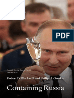 Containing Russia: Robert D. Blackwill and Philip H. Gordon