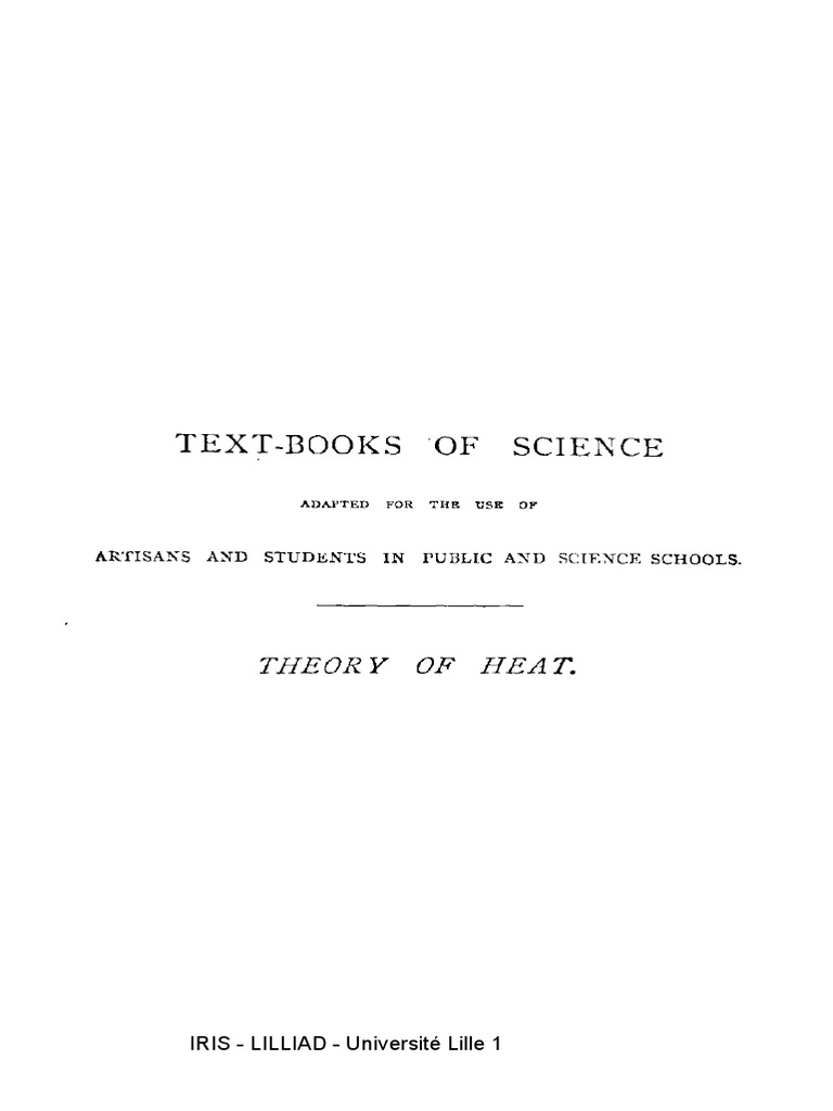 Theory Of Heat Maxwell Pdf Pdf Heat Temperature