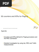 3G Counters and KPIs For Paging