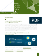 Mar 2018- Gacetilla de Investigación y Vinculación Tecnológica #11