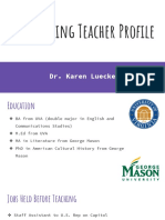 Cooperating Teacher Profile