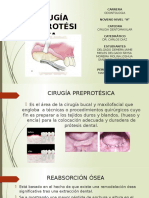 Cirugía preprotésica en odontología