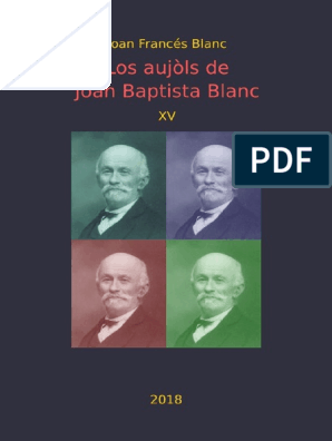 Joan Francés BLANC. Los Aujòls de Joan Baptista Blanc XV