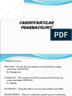 Cardio Vascular Pharmacology