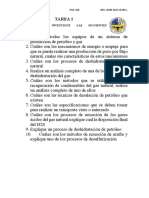 Sistema producción petróleo gas procesos equipos