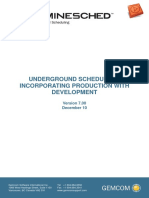 08 Underground Scheduling Production With Development V70 PDF