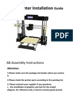 A8 3D Printer Installation Instructions1.1 PDF