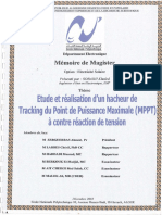 Etude Et Realisation D Un Hacheur de Tracking Du Point de Puissance Maximale MPPT A Contre Reaction de Tension PDF