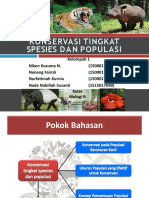Kel 1-Kelas B-Konservasi Pada Tingkat Spesies Dan Populasi